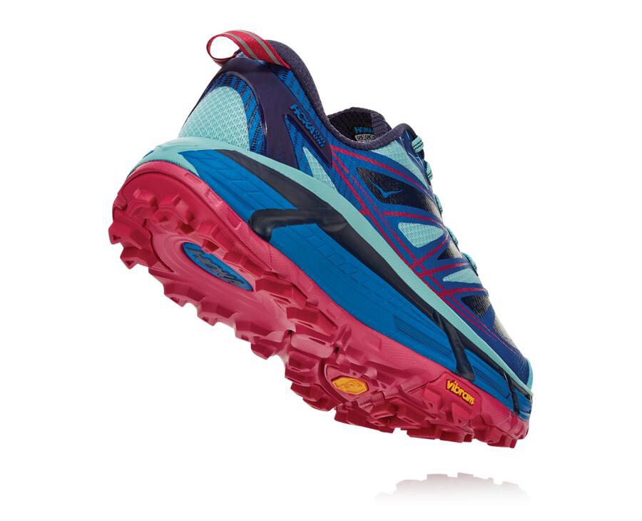 Hoka One One Trail Schoenen Dames - Mafate Speed 2 - Donkerblauw - AQ5801273